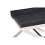 Kerala Black Top End Table with Cross Base Kerala Black Top End Table with Cross Base