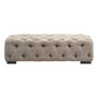 Fenton Natural Fabric Footstool