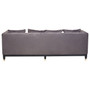 Sefira 3 Seat Viola Pirate Grey Fabric Sofa