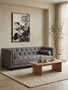 Surina 2 Seat Grey Fabric Sofa