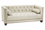 Surina Two Seat Stone Fabric Sofa