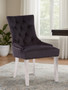 Richmond Black Velvet Dining Chair