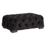 Fenton Black Fabric Footstool Fenton Black Fabric Footstool