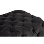 Fenton Black Fabric Footstool Fenton Black Fabric Footstool
