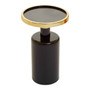 Elva Black and Gold Side Table