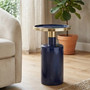 Elva Navy And Gold Side Table