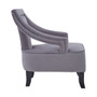 Faye Grey Velvet Chair