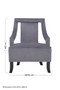 Faye Grey Velvet Chair