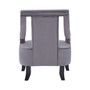 Faye Grey Velvet Chair