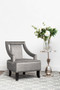 Faye Grey Velvet Chair