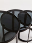 Corra Set Of Three Black Nesting Tables