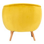 Oscar Yellow Fabric Chair Oscar Yellow Fabric Chair