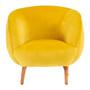Oscar Yellow Fabric Chair Oscar Yellow Fabric Chair