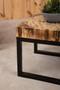 Malang Mosaic Teak Wood Set Of 3 Nesting Tables