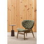 Vinsi Green Velvet Chair With Button Detail