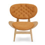 Vinsi Dijon Velvet Chair With Button Detail