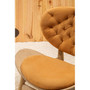 Vinsi Dijon Velvet Chair With Button Detail