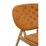 Vinsi Dijon Velvet Chair With Button Detail