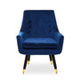 Sara Midnight Velvet Armchair