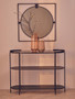 Trento Console Table With Glass Top