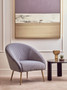 Tania Grey Occasional Chair