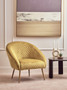 Tania Gold Velvet Occasional Chair