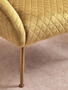 Tania Gold Velvet Occasional Chair