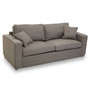Valensole 3 Seat Grey Fabric Sofa
