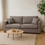 Valensole 3 Seat Grey Fabric Sofa