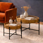 Batu Set Of 2 Natural Rattan Side Tables
