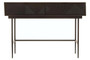 Jakara Black Finish Console Table with 2 Drawers