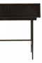Jakara Black Finish Console Table with 2 Drawers