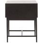 Jakara Black Finish Side Table