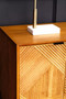 Jakara Natural Finish Sideboard with 4 Doors and  3 Drawers