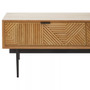 Jakara Natural Finish Coffee Table with Drawers