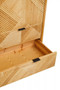 Jakara Natural Finish Cabinet with Drawers