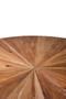Jana Round Fir Wood Dining Table with Splayed Legs