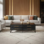 Judd Black Finish 4 Drawer Coffee Table