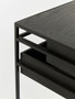 Judd Black Finish 6 Drawer Console Table