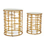 Rabia Set of 2 Tables with Jupiter Base