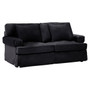 Ralph Two Seat Black Velvet Sofa Ralph Two Seat Black Velvet Sofa