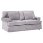 Ralph Two Seat Grey Velvet Sofa