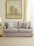 Ralph Two Seat Grey Velvet Sofa