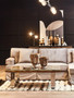 Ralph Three Seat Grey Velvet Right Chaise Sofa