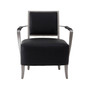 Moda Black Leather Chair