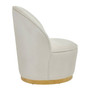 Kids Tamra Gold Base Velvet Chair