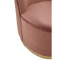 Kids Tamra Gold Base Velvet Chair