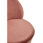 Kids Tamra Gold Base Velvet Chair