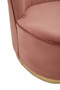 Tamra Dusty Pink Velvet Gold Base Chair