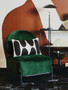 Haya Green Velvet Chair